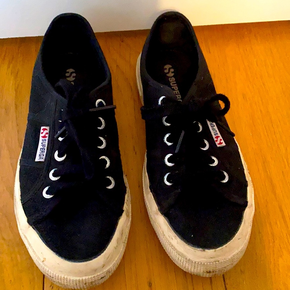 Superga 2750 COTU CLASSIC BLACK WHITE